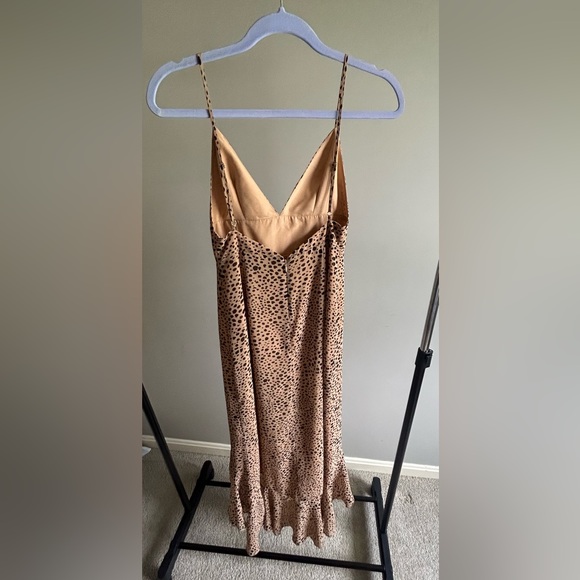 REVOLVE MAJORELLE LORETTO DRESS IN NATURAL LEOPARD , NEVER WORN - Picture 5 of 5